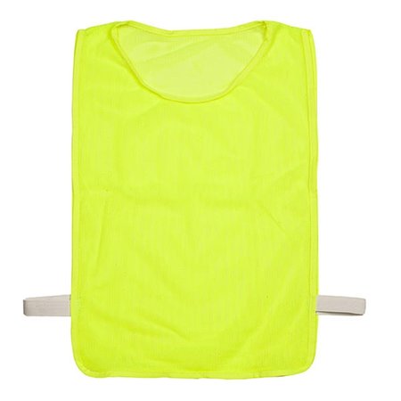 CHAMPION SPORTS Adult Deluxe Pinnie&#44; Neon Yellow - Pack of 12 MPANYL